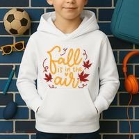 Fall Is In The Air Nature Cute Kids Hoodie thumb 2
