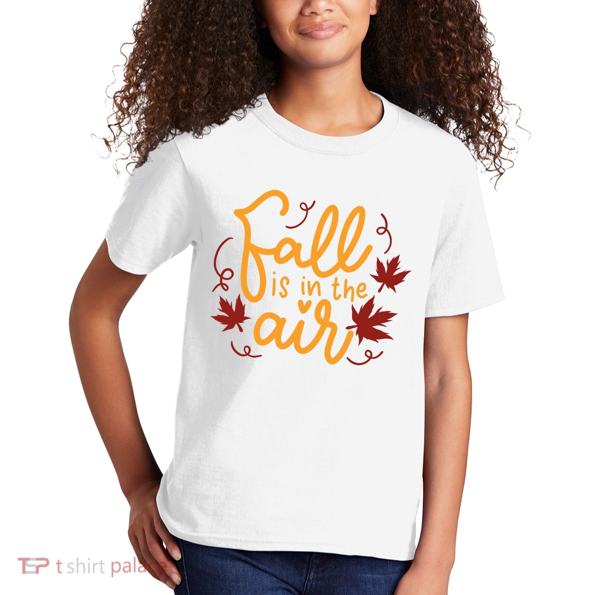 Fall Is In The Air Nature Cute Kids T-Shirt