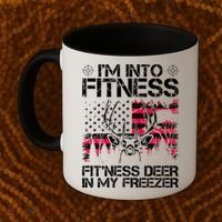 Funny I'm Into Fitness Hunting Coffee Mug thumb 2
