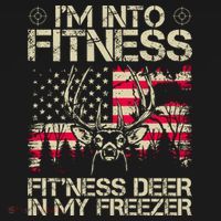 Funny I'm Into Fitness Hunting Ornament thumb 1