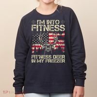 Funny I'm Into Fitness Hunting Women's Sweatshirt thumb 0