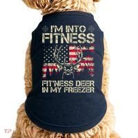 Funny I'm Into Fitness Hunting Doggie Tank thumb 0