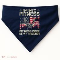 Funny I'm Into Fitness Hunting USA-Made Doggie Bandana thumb 0