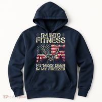 Funny I'm Into Fitness Hunting Hoodie thumb 0