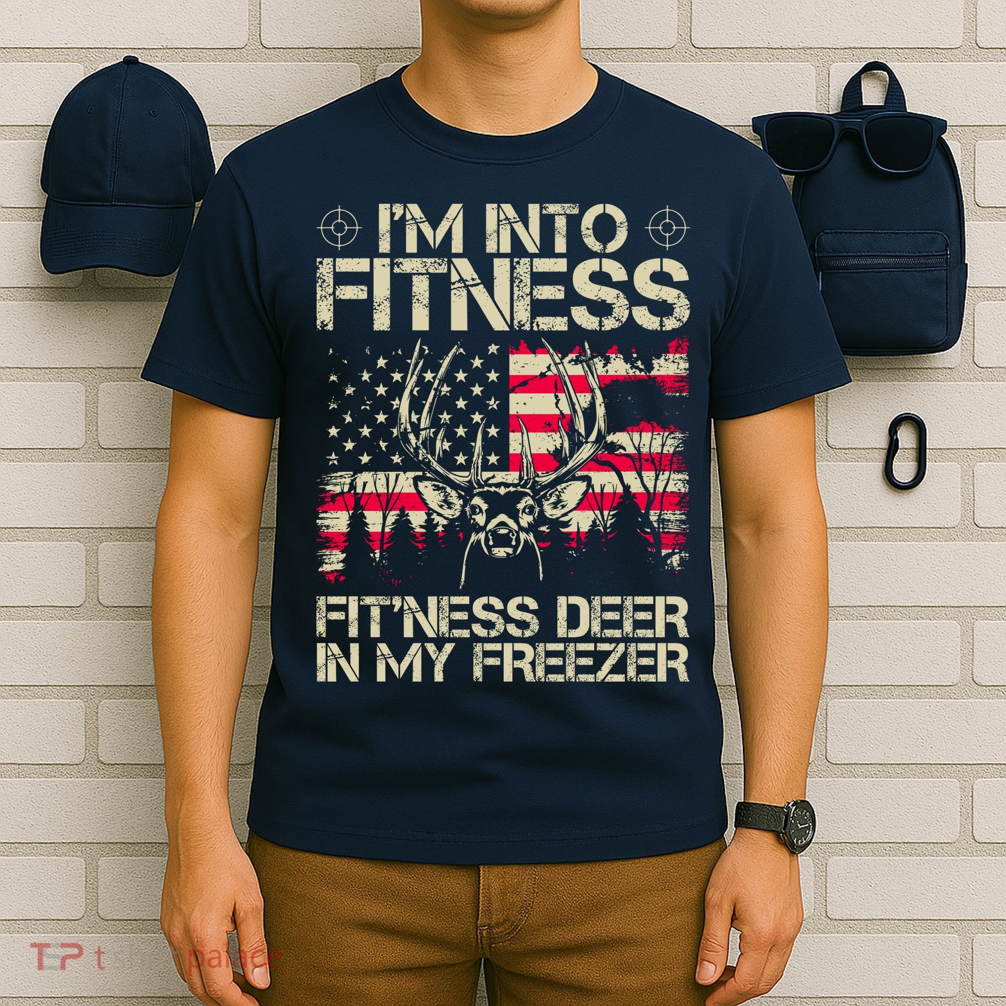 Funny I'm Into Fitness Hunting T-Shirt