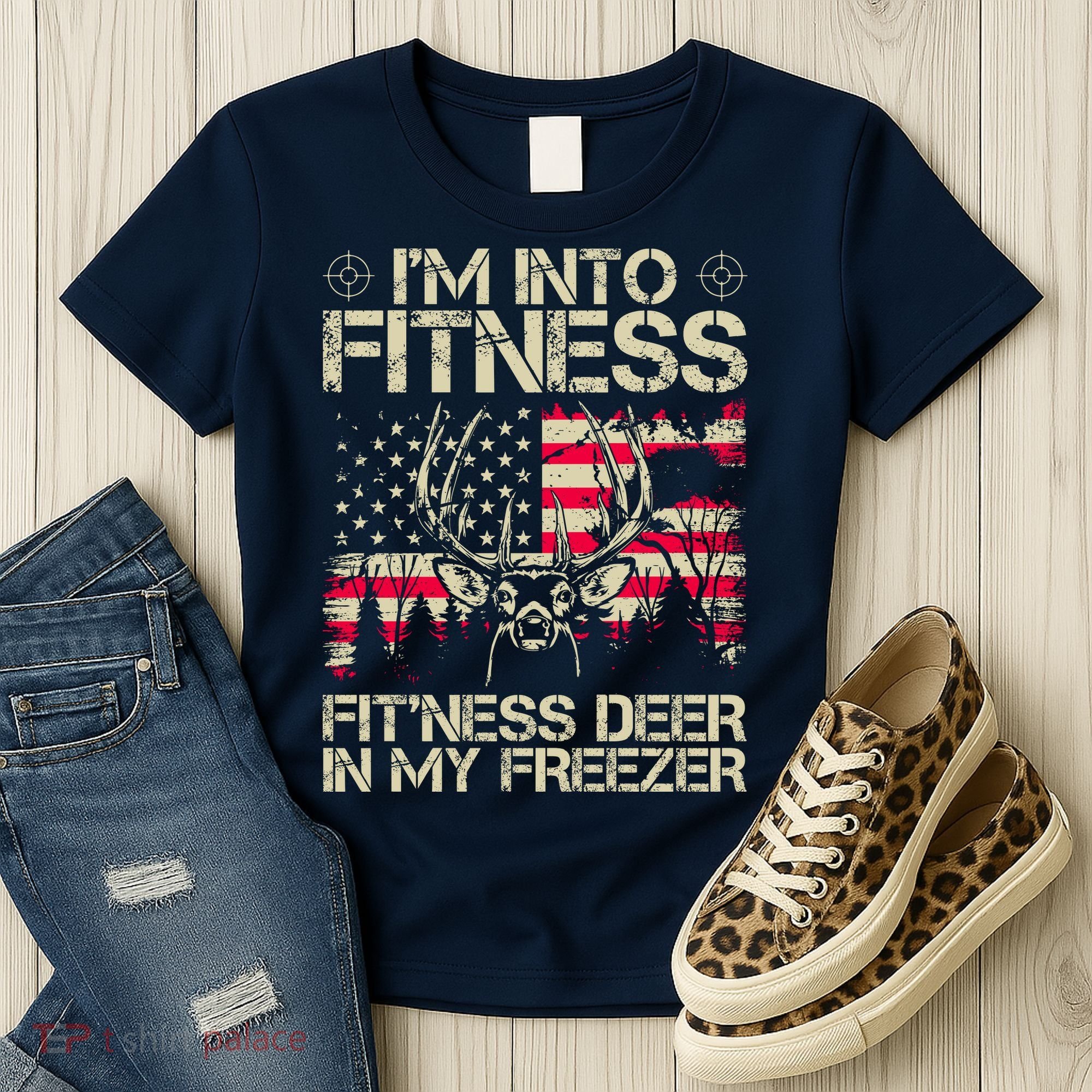Funny I'm Into Fitness Hunting Women's T-Shirt