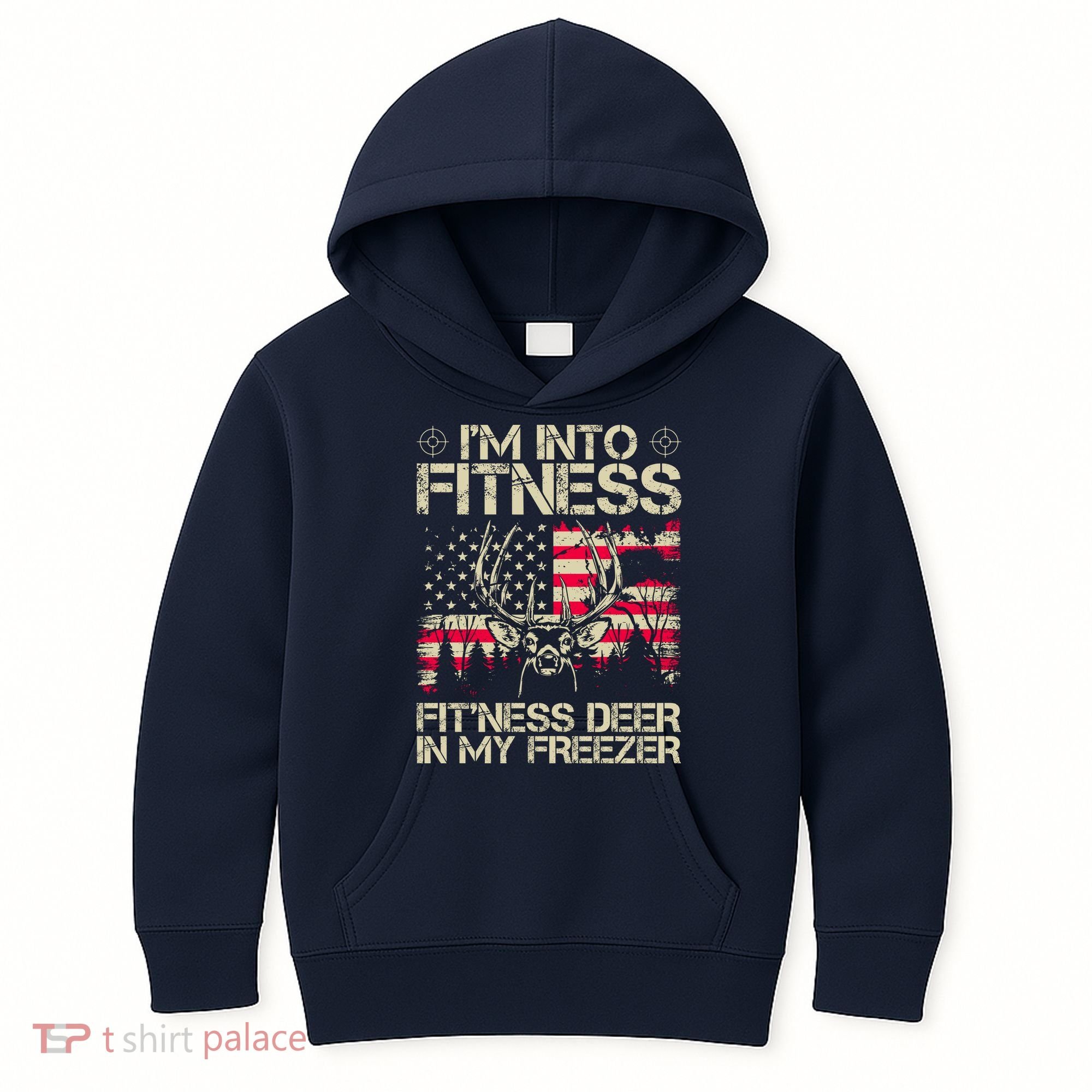 Funny I'm Into Fitness Hunting Kids Hoodie