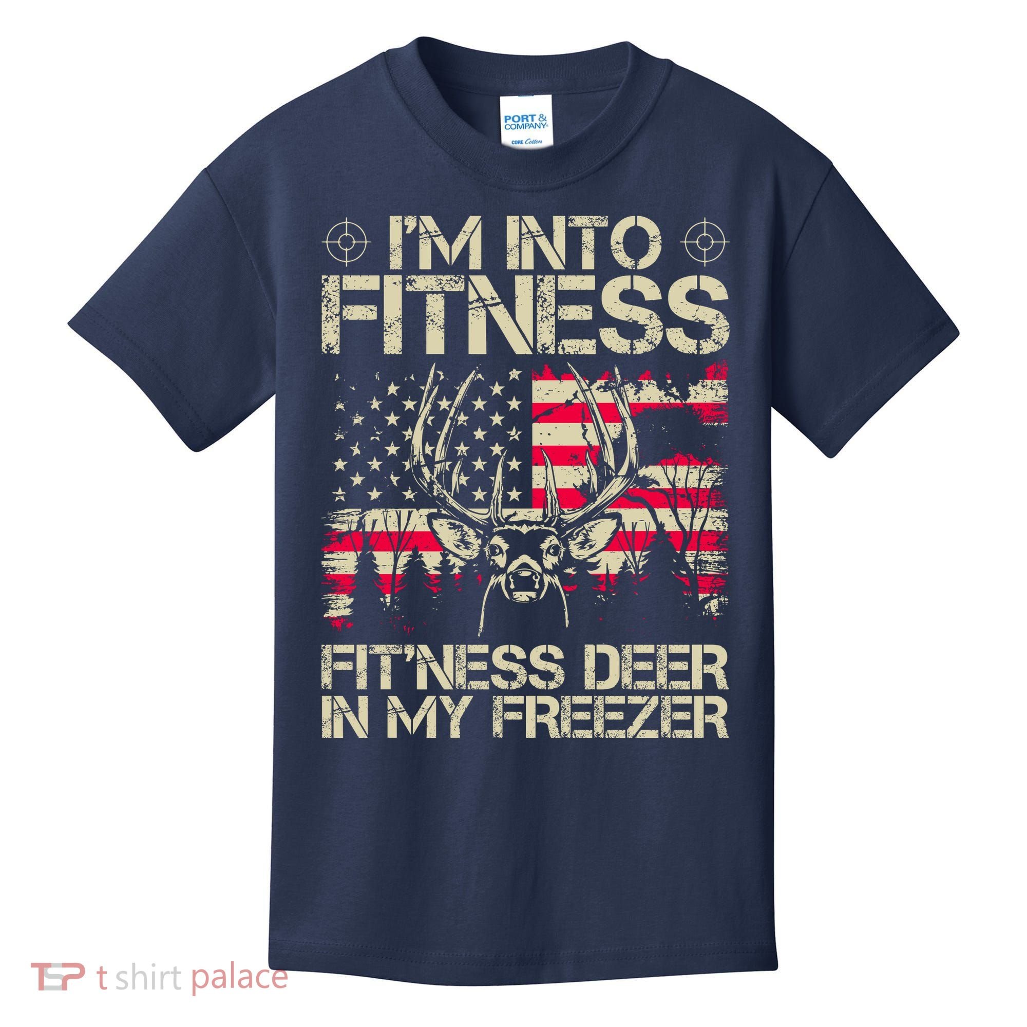 Funny I'm Into Fitness Hunting Kids T-Shirt