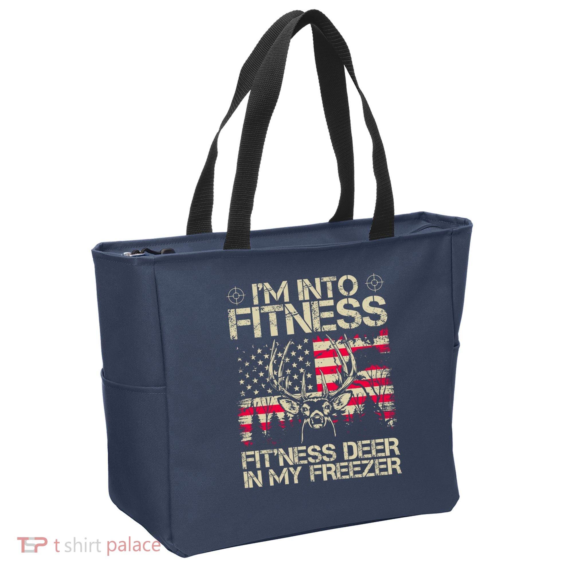 Funny I'm Into Fitness Hunting Tote Bag