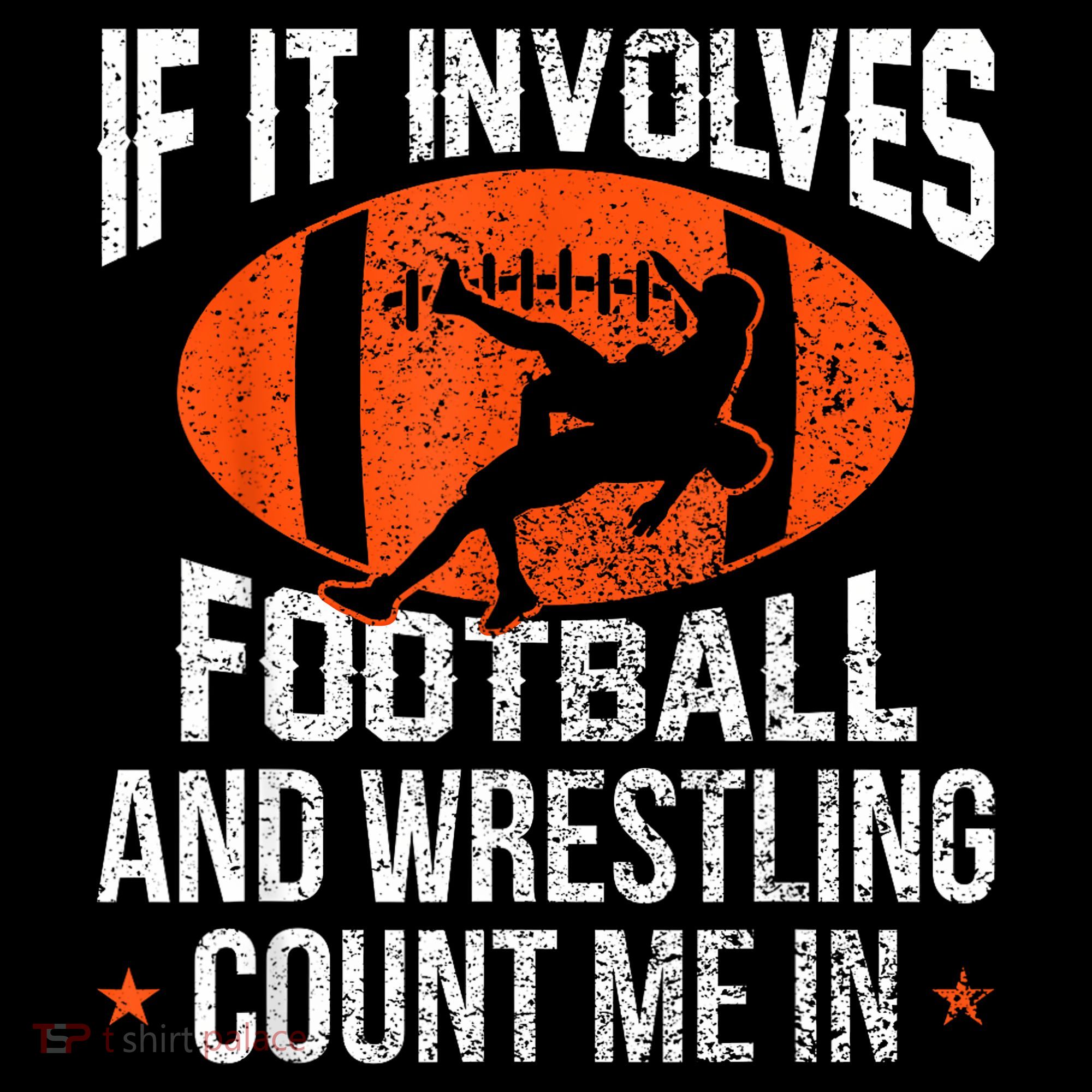 Funny If It Involves Football And Wrestling Count Me Fan Women's Hoodie