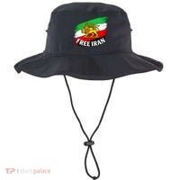 Free Iran Iranian Flag Lion Bucket Hat thumb 0