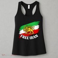 Free Iran Iranian Flag Lion Women's Tank Top thumb 3
