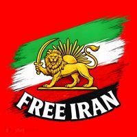 Free Iran Iranian Flag Lion Santa Hat thumb 1