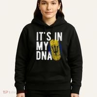 Funny it's in my DNA Barbados flag Fingerprint Hoodie thumb 5