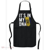 Funny it's in my DNA Barbados flag Fingerprint Apron thumb 0