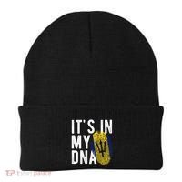 Funny it's in my DNA Barbados flag Fingerprint Beanie thumb 0