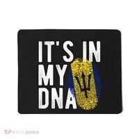 Funny it's in my DNA Barbados flag Fingerprint Mousepad thumb 0