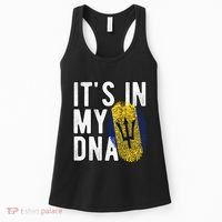 Funny it's in my DNA Barbados flag Fingerprint Women's Tank Top thumb 0
