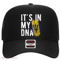 Funny it's in my DNA Barbados flag Fingerprint Hat thumb 0