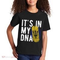 Funny it's in my DNA Barbados flag Fingerprint Kids T-Shirt thumb 2