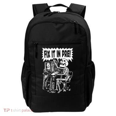 Fix It In Pre Classic Funny Vintage Backpack