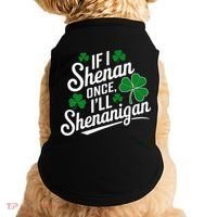 Funny If I Shenan Once I’Ll Shenanigan St Patricks Day Doggie Tank thumb 0