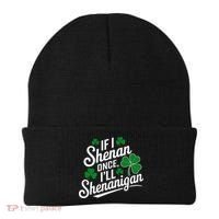 Funny If I Shenan Once I’Ll Shenanigan St Patricks Day Beanie thumb 0