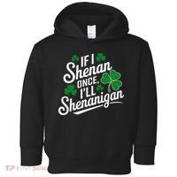 Funny If I Shenan Once I’Ll Shenanigan St Patricks Day Toddler Hoodie thumb 0