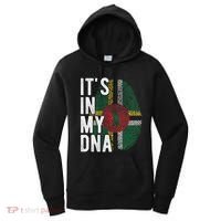 Funny ItS In My Dna Dominica Flag Fingerprint Women's Hoodie thumb 0