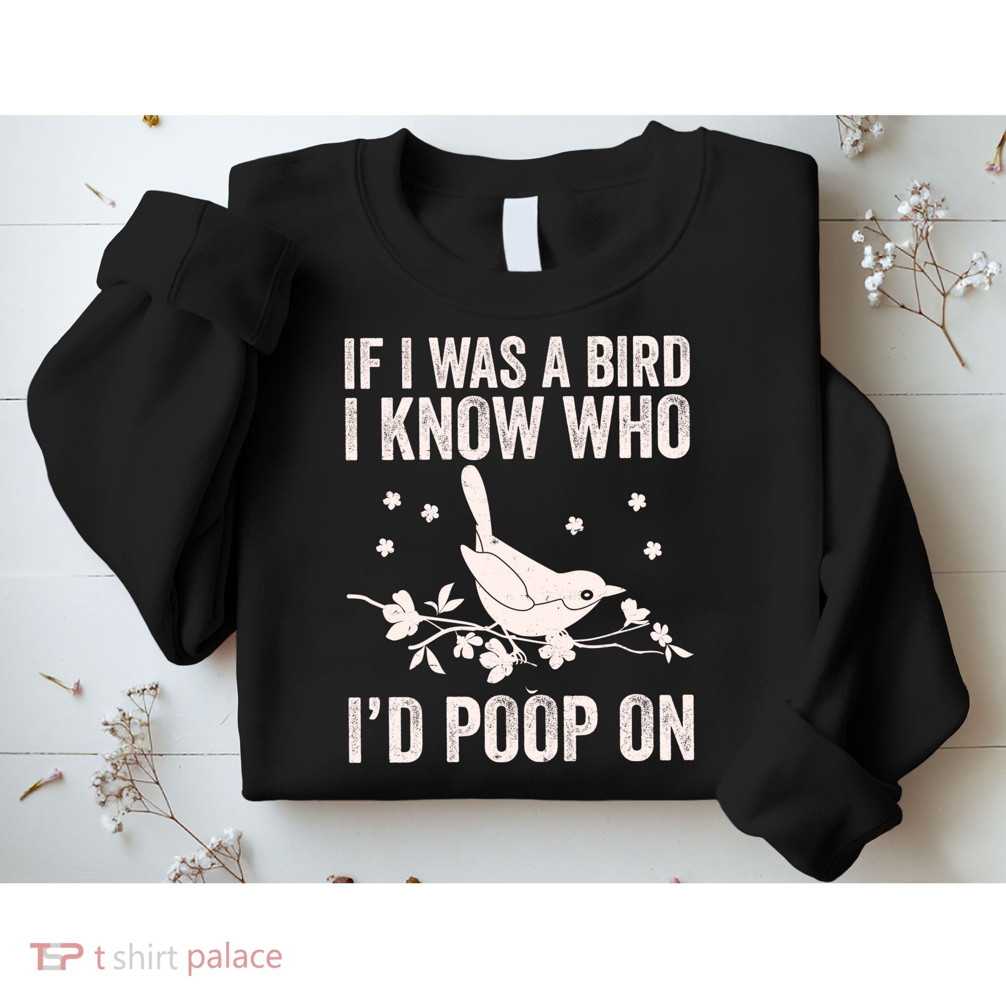 Funny If I Was A Bird I Know Who I'd Poop On Sweatshirt