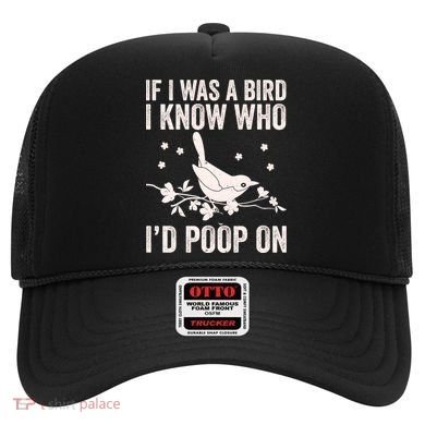 Funny If I Was A Bird I Know Who I'd Poop On Hat