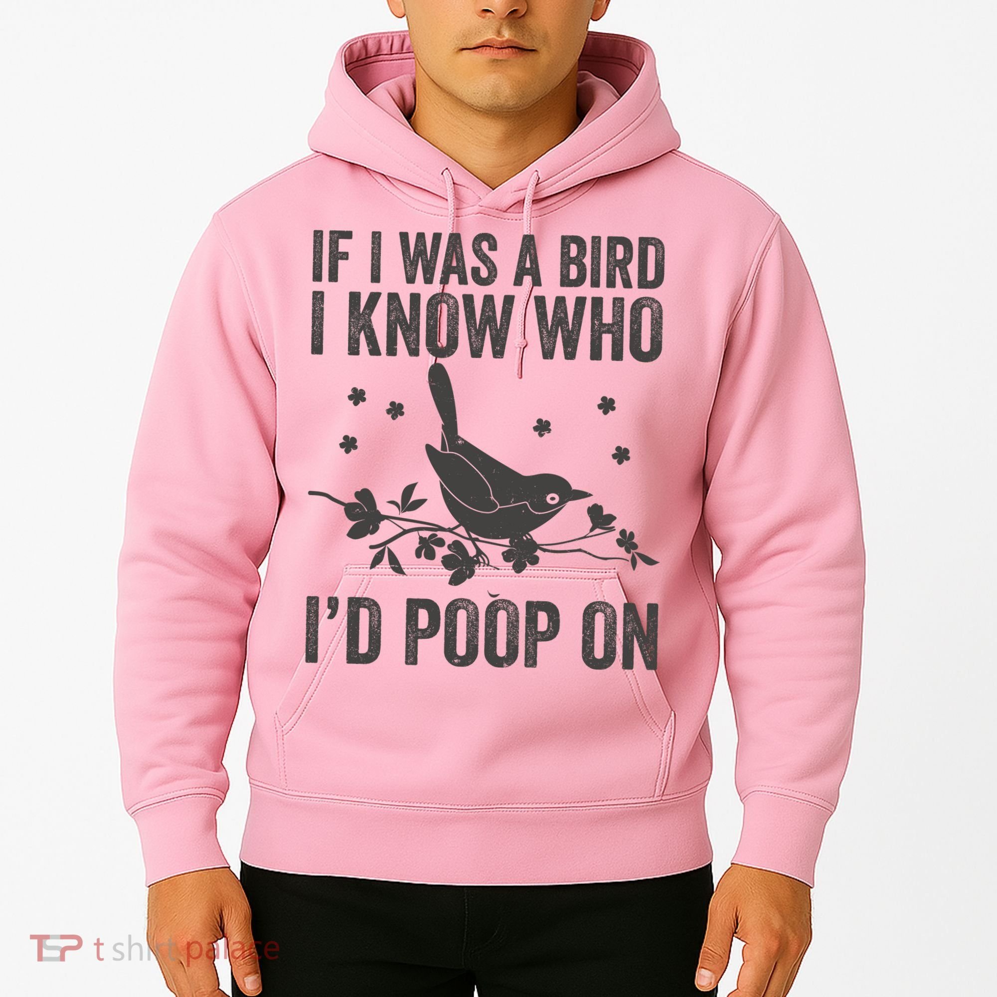 Funny If I Was A Bird I Know Who I'd Poop On Hoodie