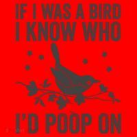 Funny If I Was A Bird I Know Who I'd Poop On Santa Hat thumb 1