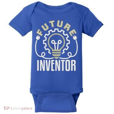 Future Inventor Inventing Innovator Artificial Intelligence Gift Baby Bodysuit