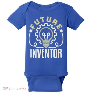 Future Inventor Inventing Innovator Artificial Intelligence Gift Baby Bodysuit