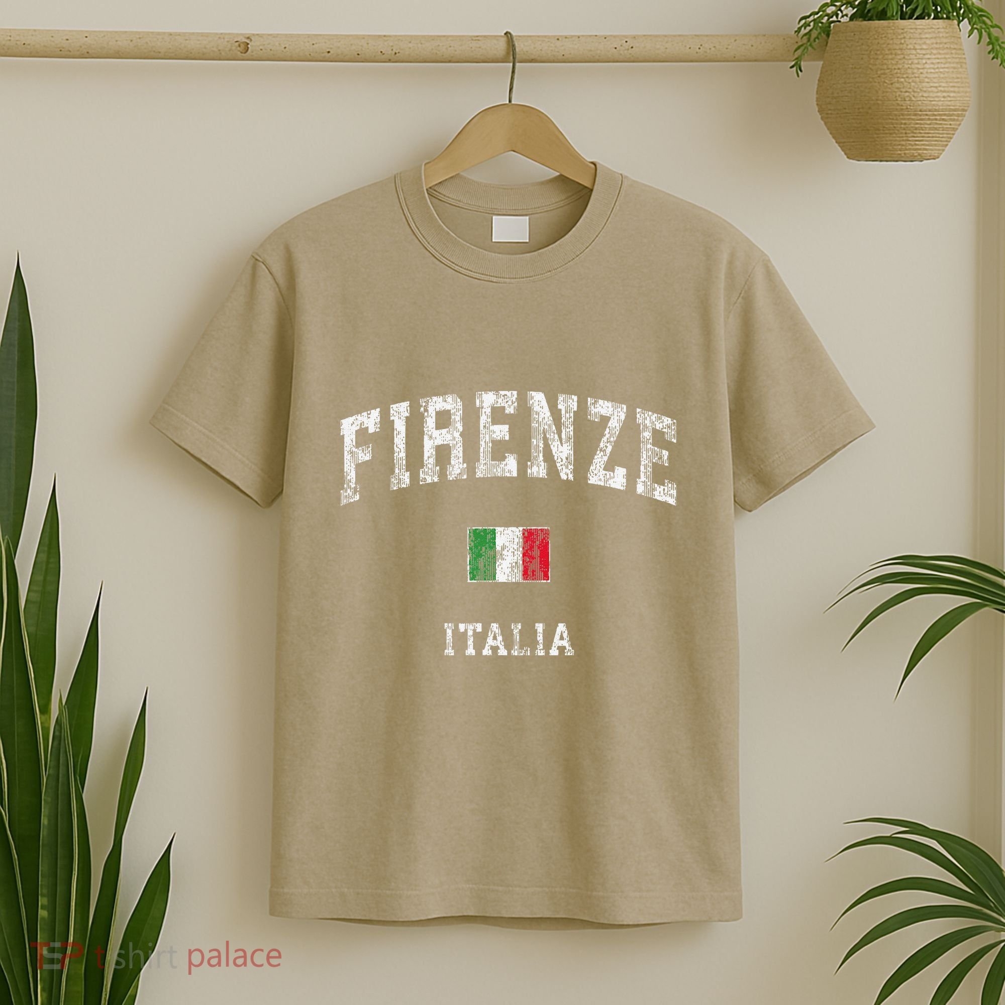 Firenze Italia Italy Vintage Athletic Sports T-Shirt