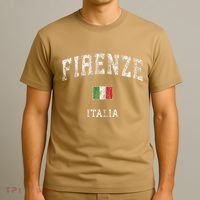 Firenze Italia Italy Vintage Athletic Sports T-Shirt thumb 3