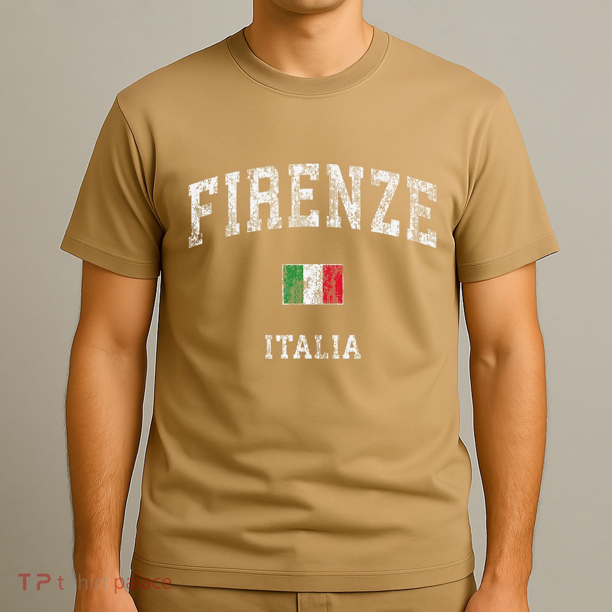 Firenze Italia Italy Vintage Athletic Sports T-Shirt