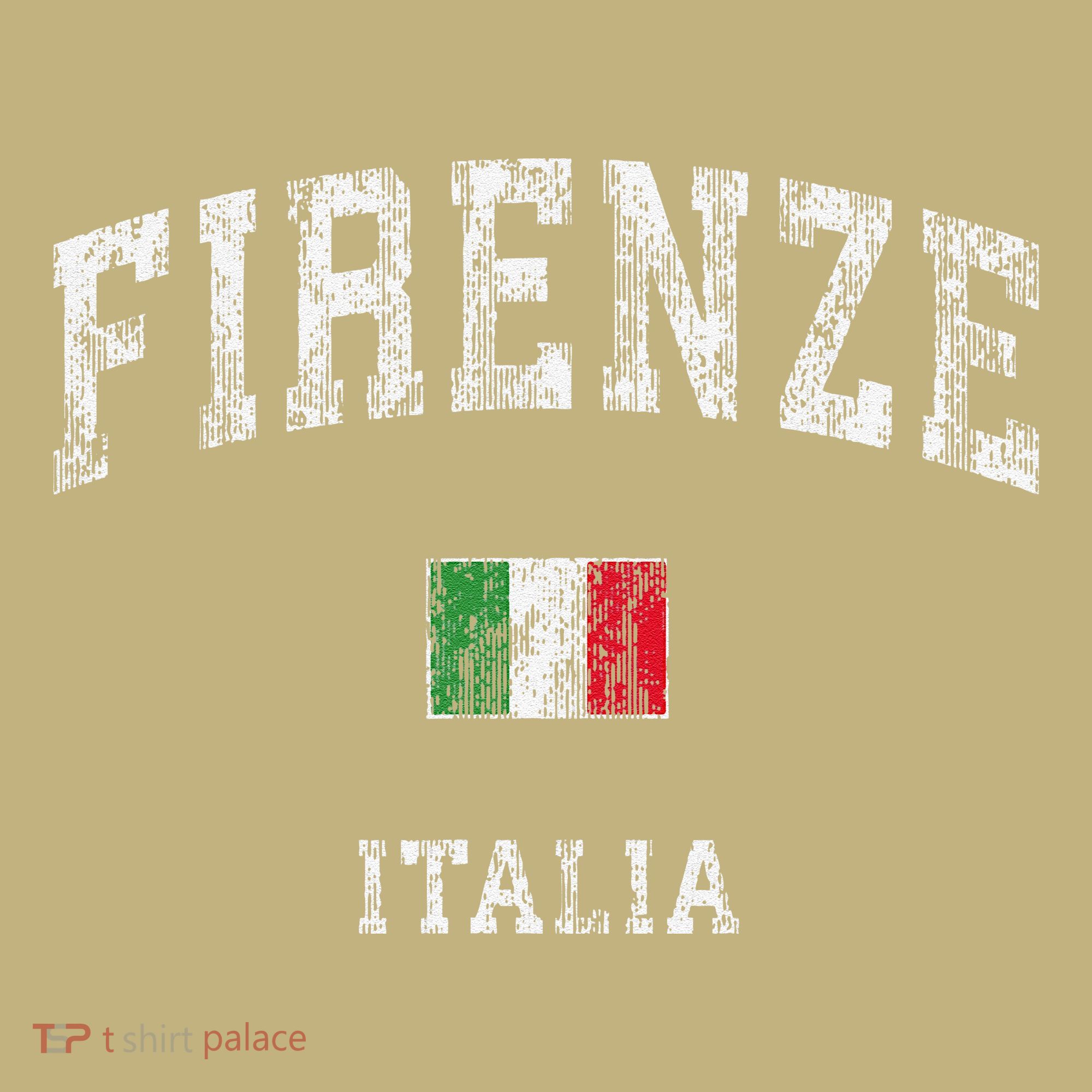 Firenze Italia Italy Vintage Athletic Sports T-Shirt