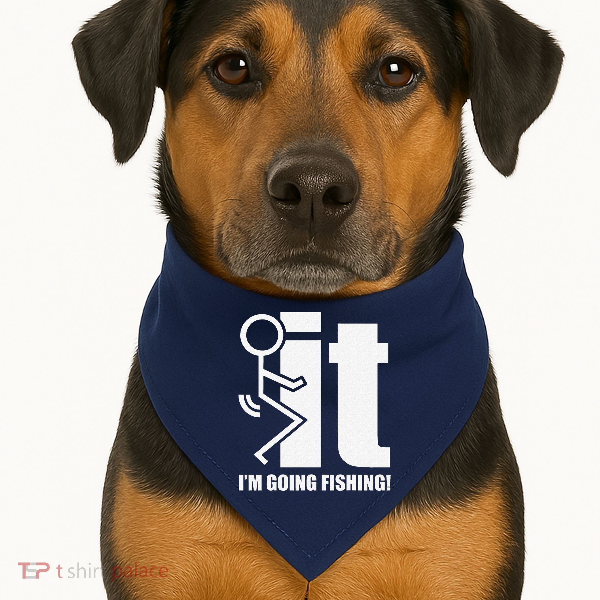 Fck It! IM Going Fishing! USA-Made Doggie Bandana