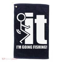 Fck It! IM Going Fishing! Golf Towel thumb 0
