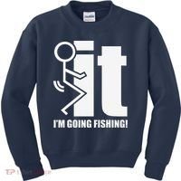 Fck It! IM Going Fishing! Kids Sweatshirt thumb 0