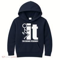 Fck It! IM Going Fishing! Kids Hoodie thumb 0