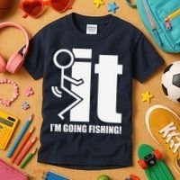 Fck It! IM Going Fishing! Kids T-Shirt thumb 3