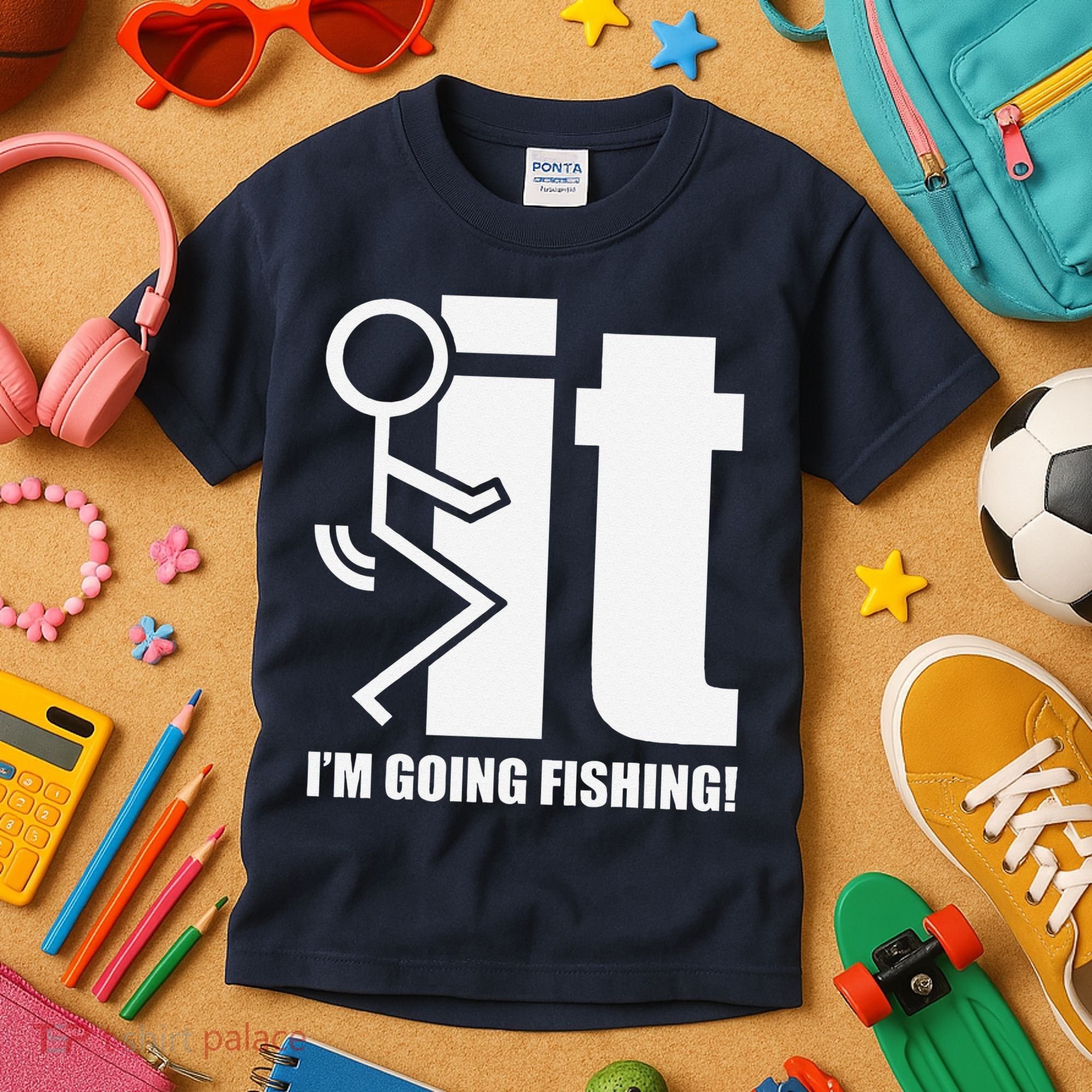 Fck It! IM Going Fishing! Kids T-Shirt
