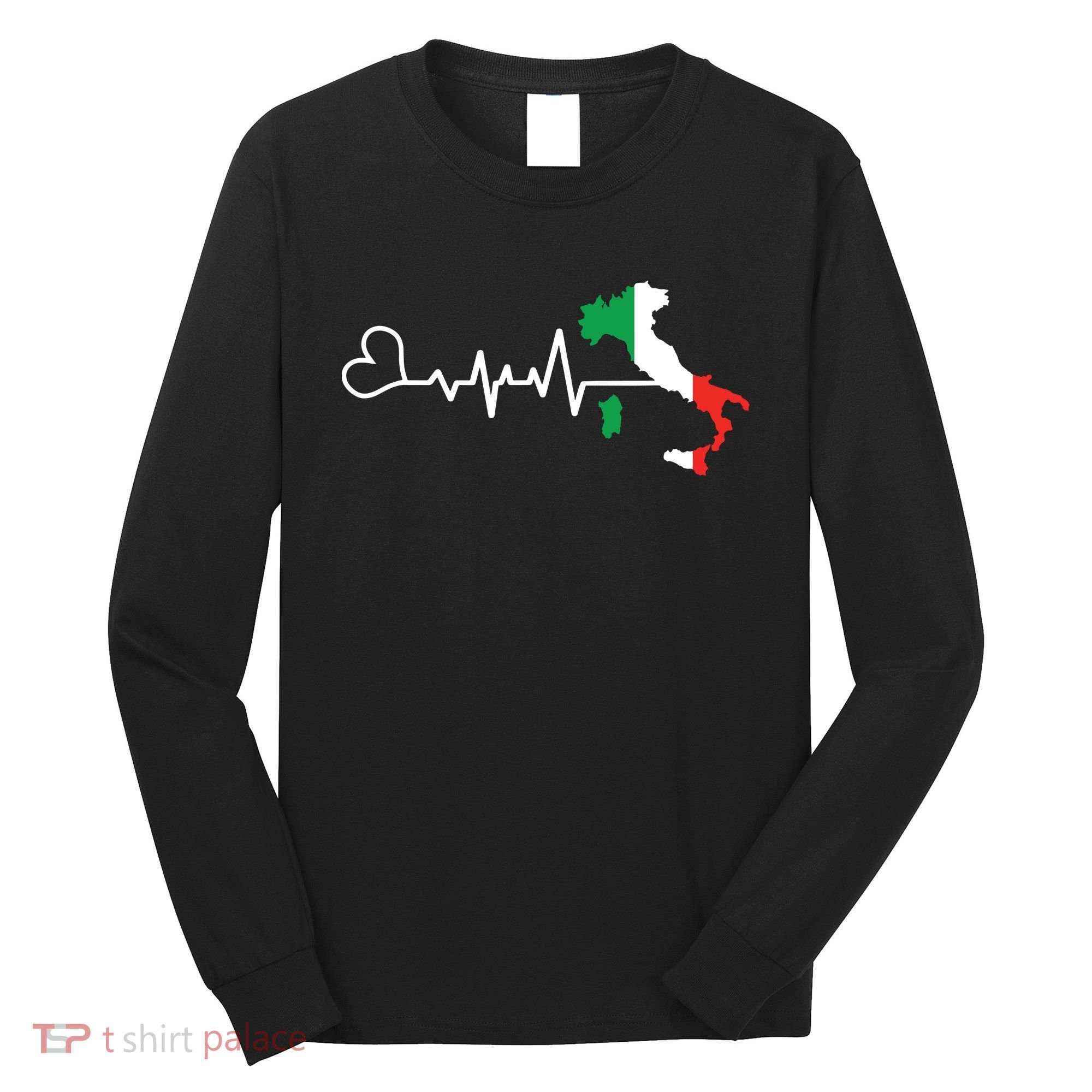 Funny Italy Italian Italia Shirts Gift For Italian Long Sleeve Shirt