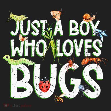 Funny Insect Just A Boy Who Loves Bug Comfort Colors Heavyweight Long Sleeve T-Shirt