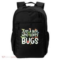 Funny Insect Just A Boy Who Loves Bug Backpack thumb 0