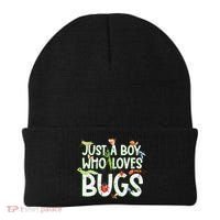 Funny Insect Just A Boy Who Loves Bug Beanie thumb 0