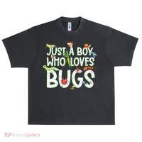 Funny Insect Just A Boy Who Loves Bug Urban Oversized Heavyweight T-Shirt thumb 0
